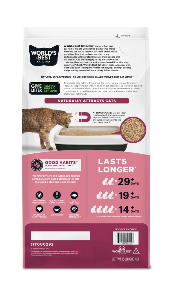 Cat Litter Attractant Plant-Based Multi-Cat Training Additive