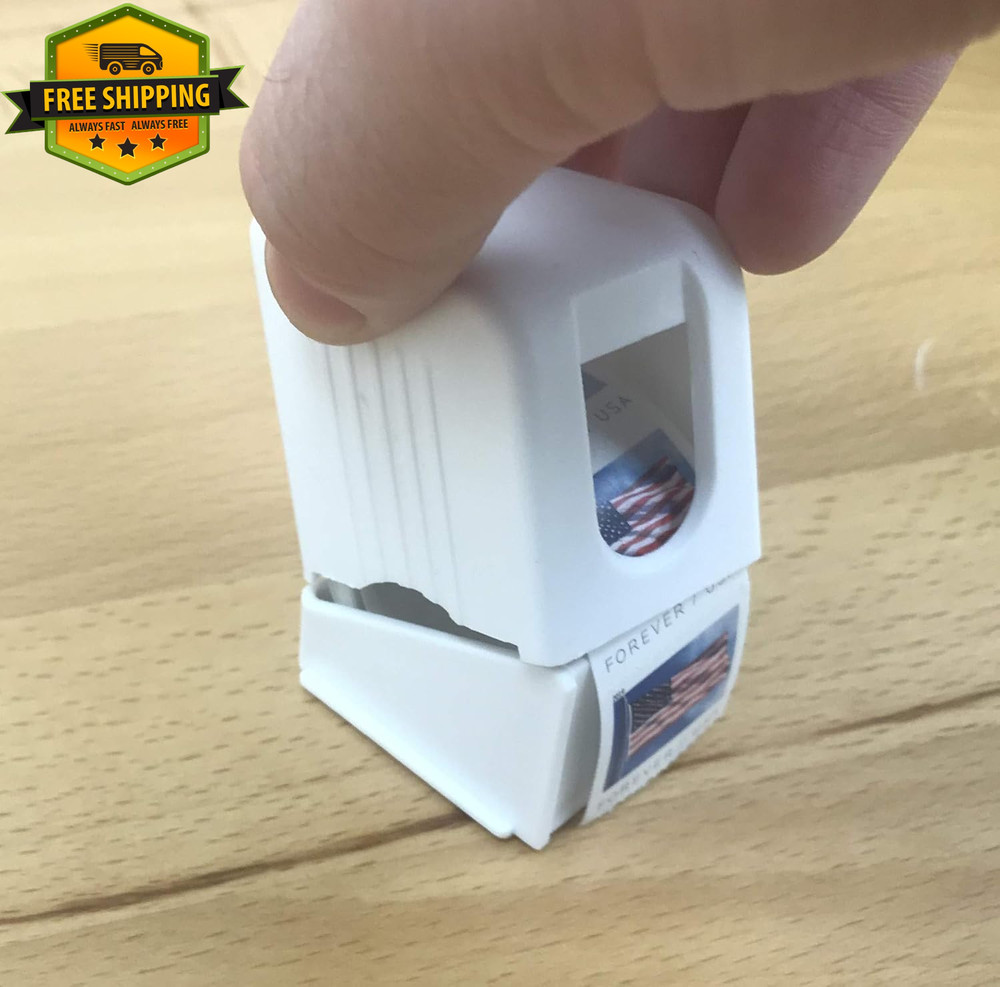 Stamp Roll Dispenser Holder Desktop Postal Organizer