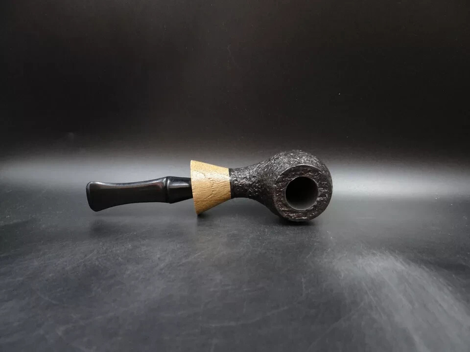 TURKIEWICZ BLACK OAK (MORTA) HAND MADE RHODESIAN PIPE 02