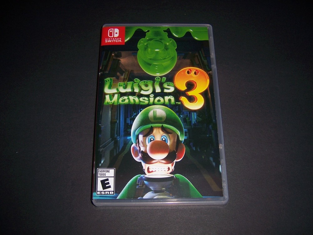 Authentic Box Case ONLY Replacement Nintendo Switch for Luigi's Mansion 3 Three