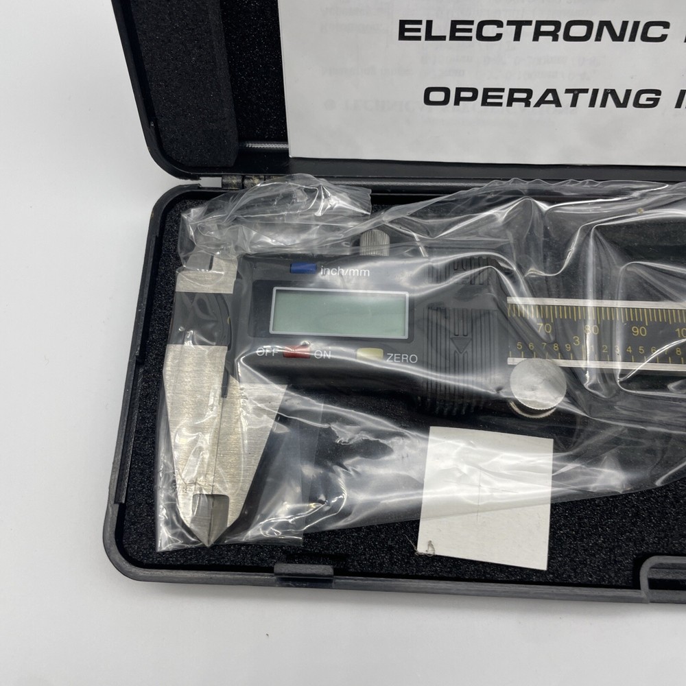 CEN-TECH 6" DIGITAL CALIPER 47257 Working New