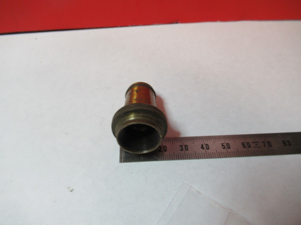 ZEISS GERMANY AA BRASS OBJECTIVE MICROSCOPE PART AS PICTURED X7-B-55