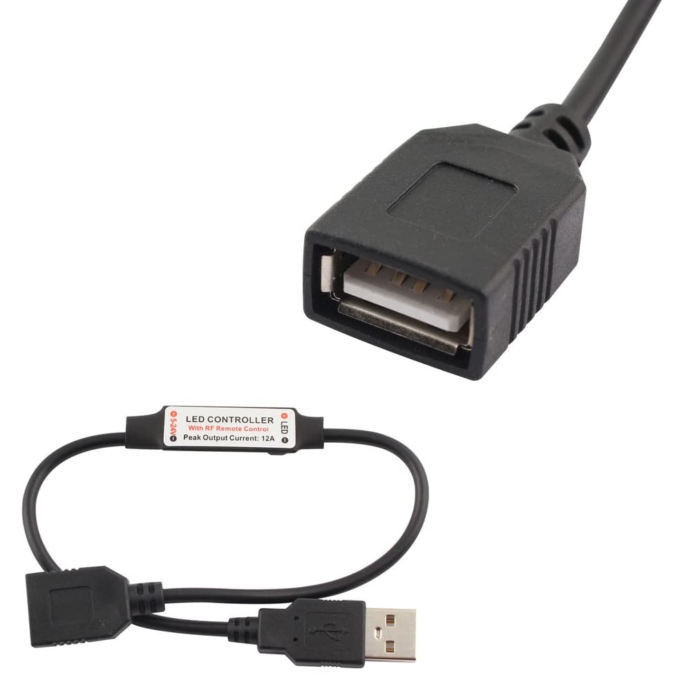 11 Keys Led Strip Controller Mini Dimmer Rf Remote 5v Usb Interface Controller F