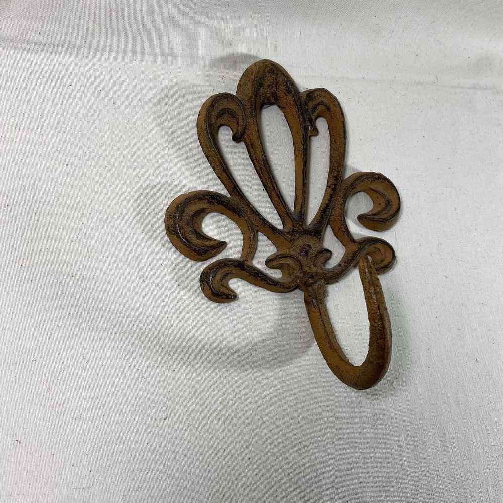 Cast Iron Wall Coat Hook 7”