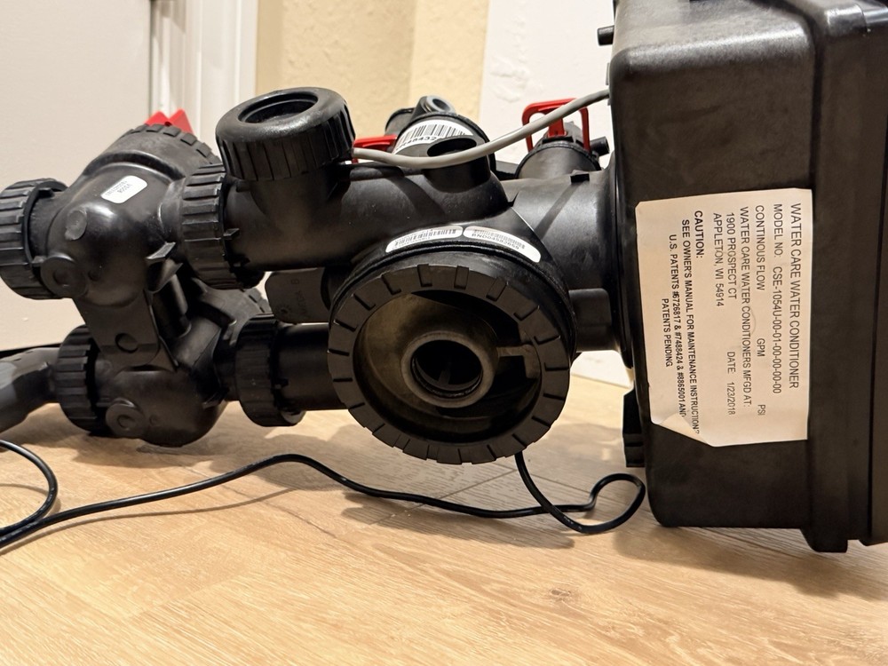 CareSoft Elite Water Softener Controller Panel CSE-1054U with AC Adapter