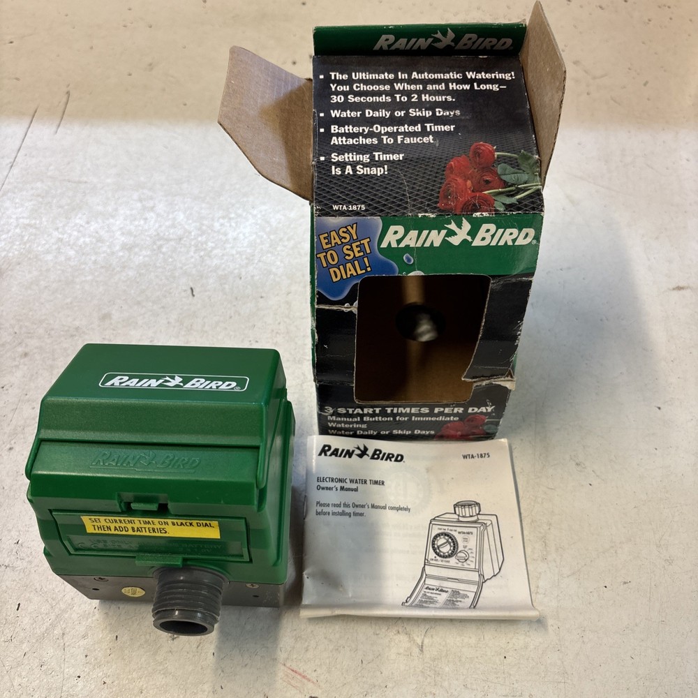 Rain Bird Water Timer Controllers Model WTA-1875. A5 005