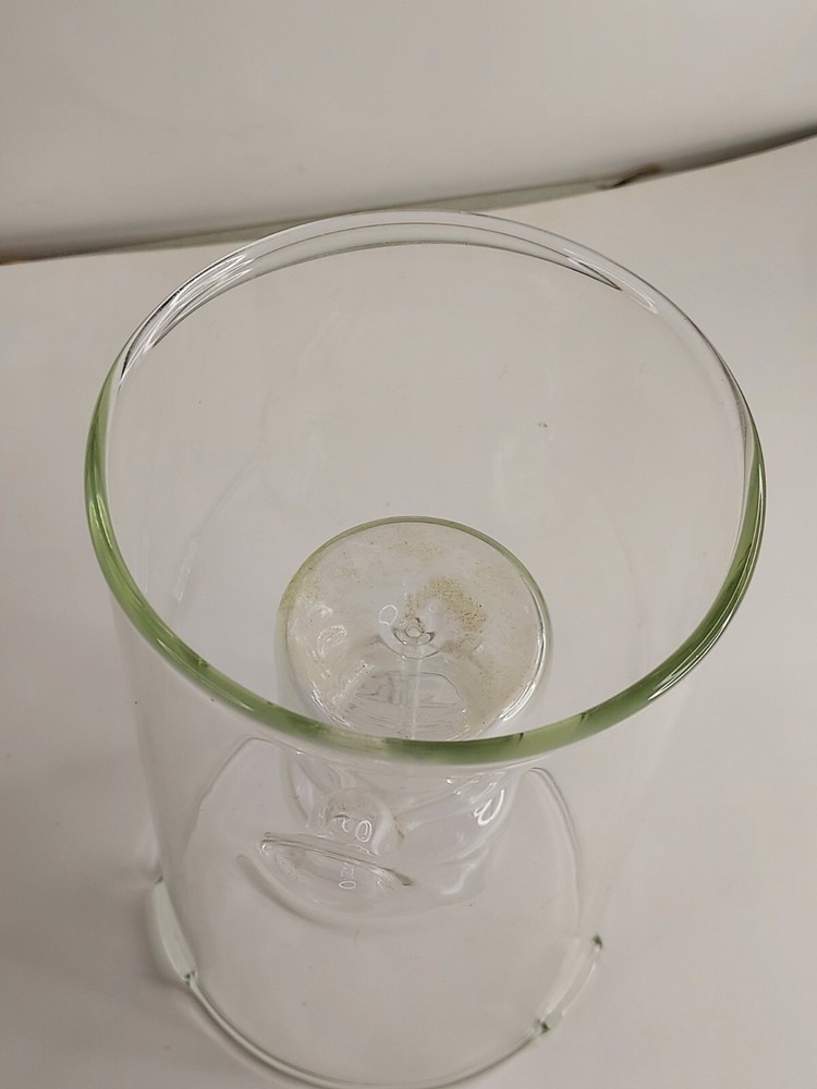 Vintage Wolfard or Wolfard style Handblown Glass Lantern
