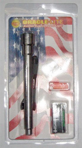 Oracle-Lite AAA Krypton Bulb Silver Compact Flashlight