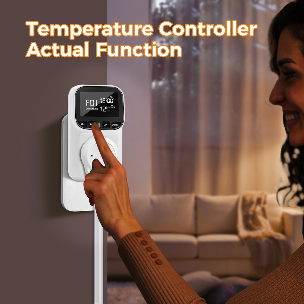Controller Outlet - Precise Heating/Cooling Control for Digital Temperature