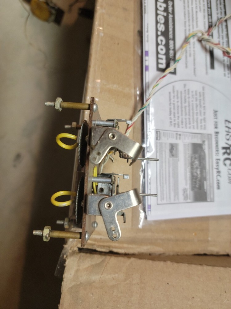 Vintage Model Airplane KO Models Twin Escapement With Wire Harness And Switch