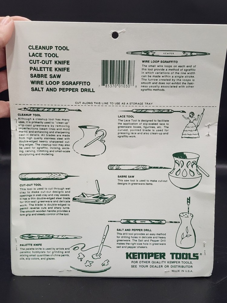Kemper ceramic tool kit 7 pieces CTK7