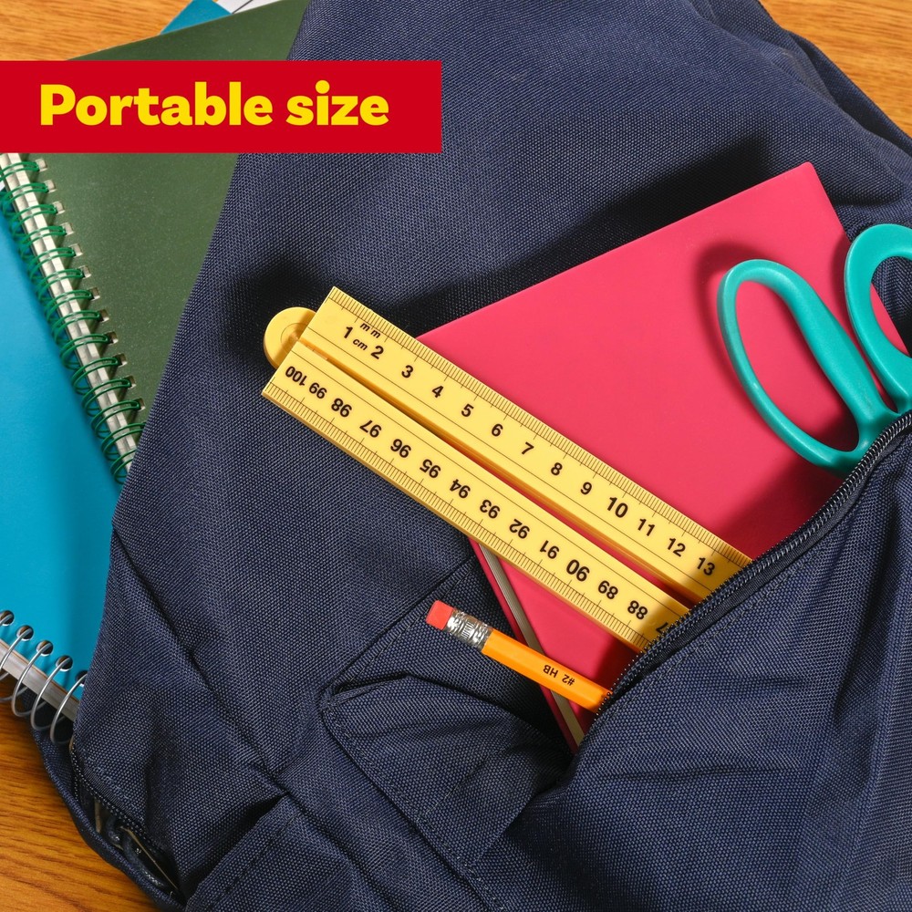 Learning Advantage Folding Meter Stick | Measure in Inches, Centimeters,...