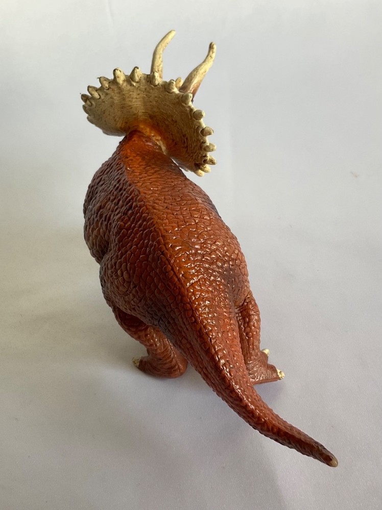 Triceratops Dinosaur Figure Realistic Hard Plastic