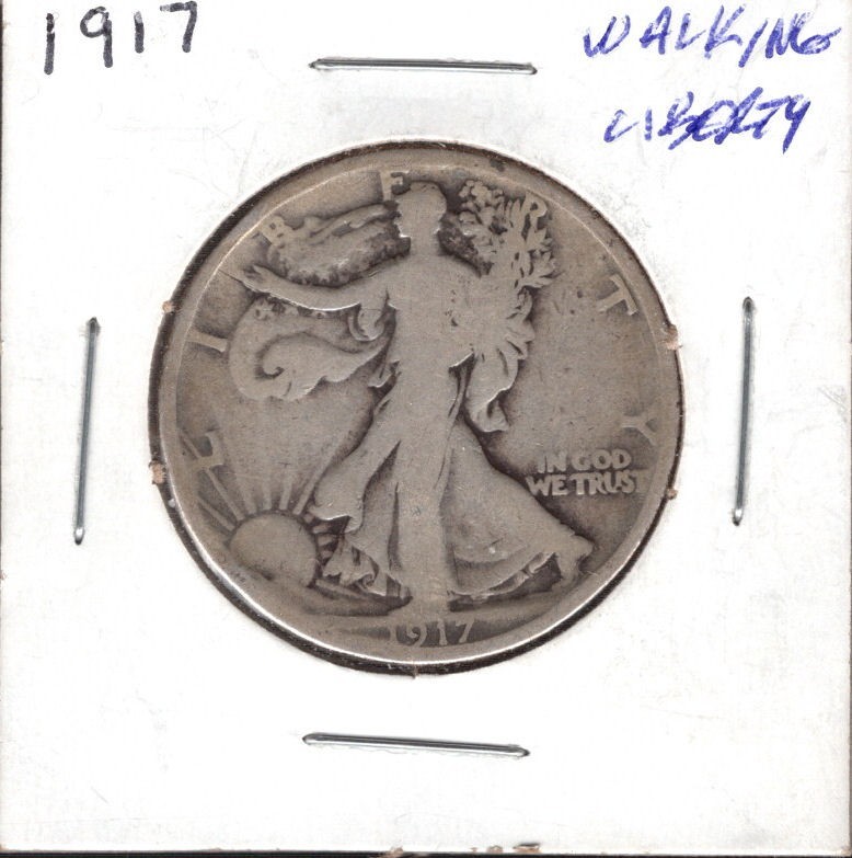 1917 Walking Liberty HALF DOLLAR