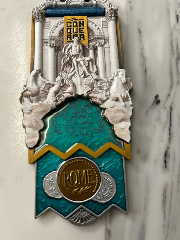The Conquero Virtual Challenge Rome Medal