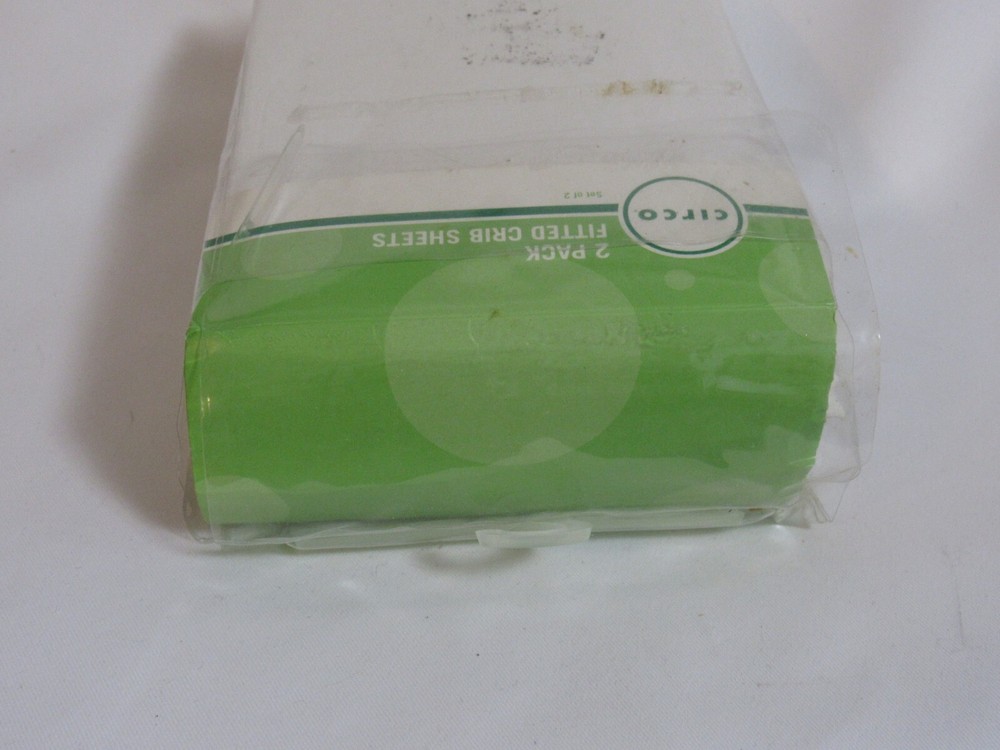 Circo White Fitted Crib Sheet 100% Cotton