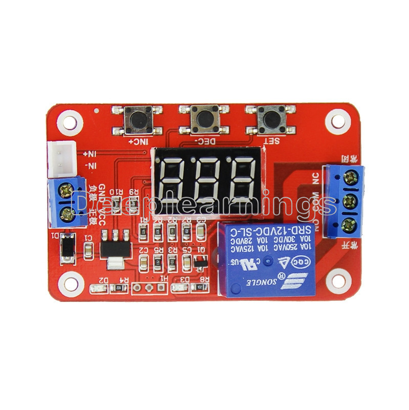 DC 12V Relay Switch Control -20 to100℃ Digital Temperature Display Module Sensor