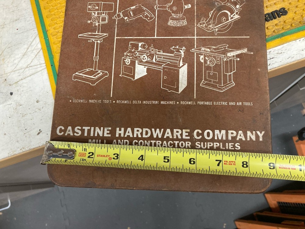 Vintage Rockwell Tools Clipboard