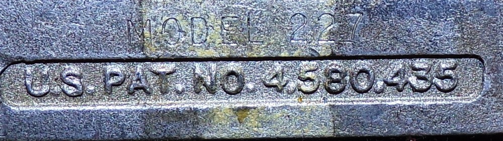 HUCK RIVETER MODEL 227, BCX520164, 1/4" CONNECTION
