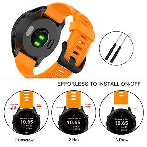 Band for Garmin Forerunner 935/Forerunner 945/Forerunner 745,Compatible with ...