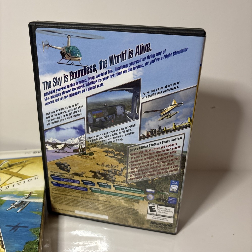 Microsoft 2006 Flight Simulator X Deluxe Edition PC Game Windows