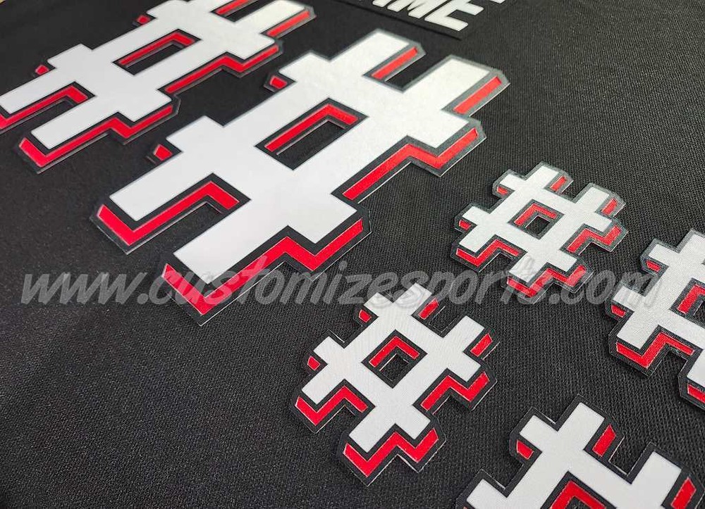 New Jersey Devils Customized Number Kit For 2021-Present 3rd Uniform