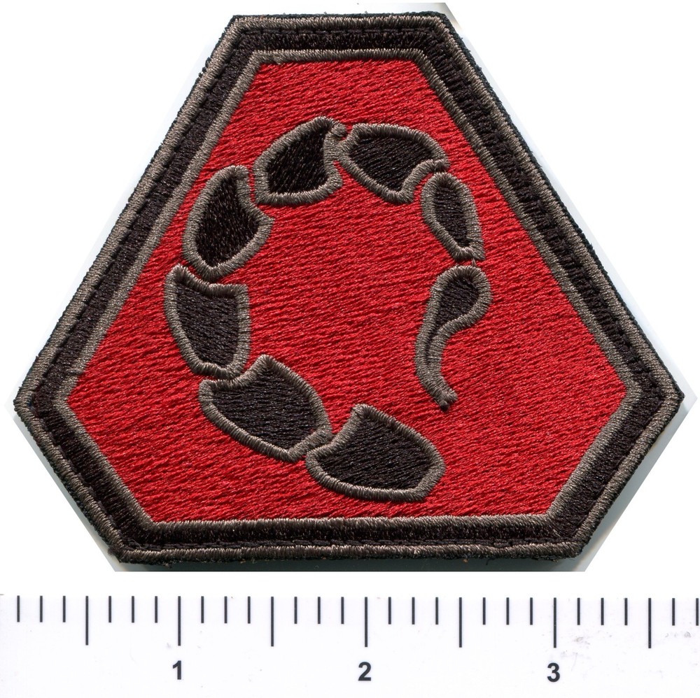 C&C NOD Scorpion Emblem Patch Right Shoulder Command Conquer Hook Grey Border