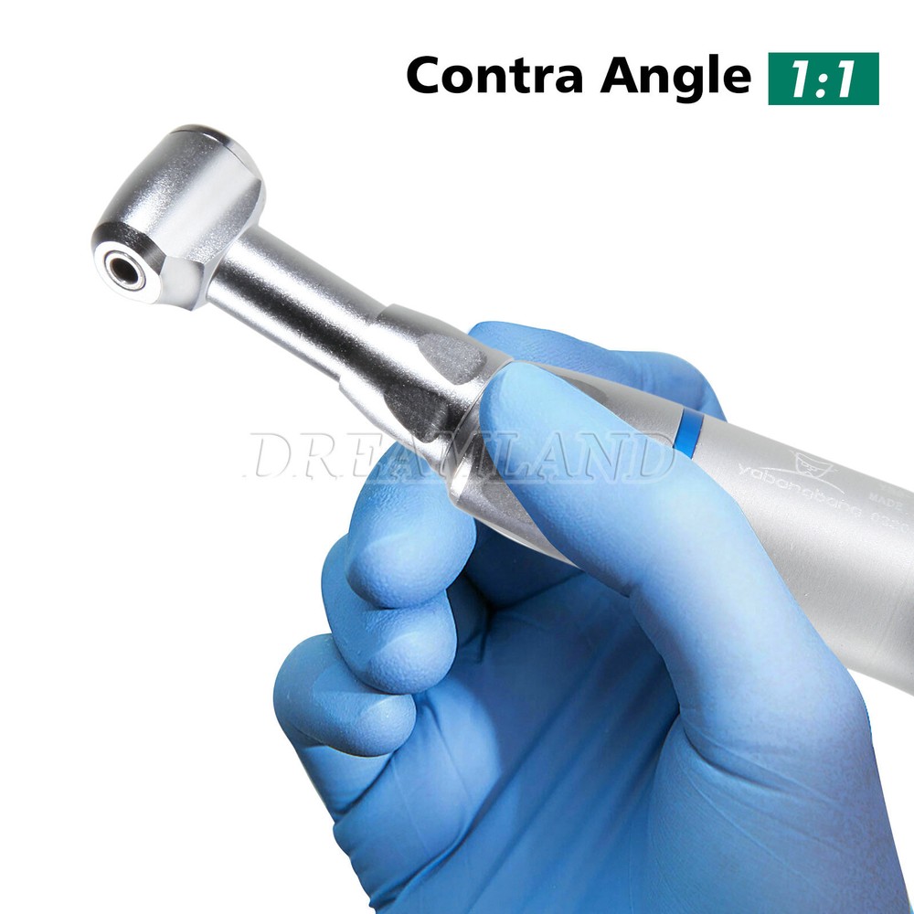 NSK Style Dental Slow Low Speed Handpiece Contra Angle Push Button E-Type CA