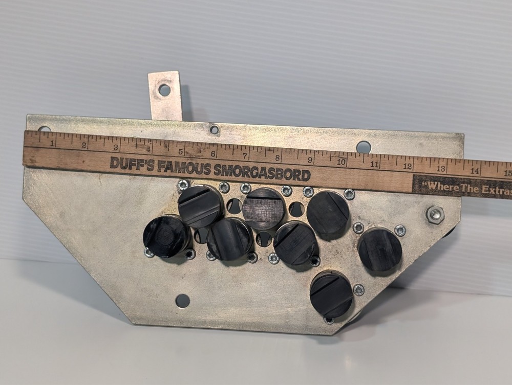 Endplate, 9-roller assembly, Streamfeeder SureFeed Bell Howell Pitney Bowes Bowe