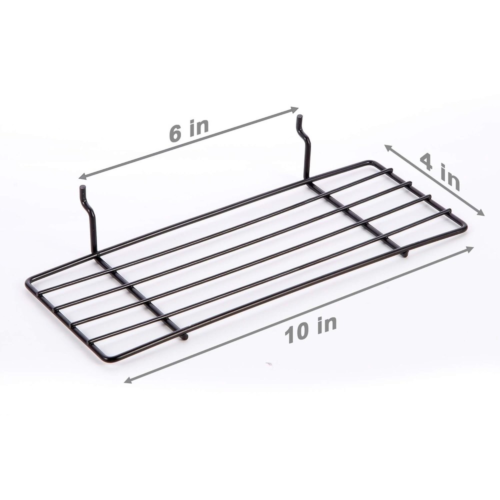 Pegboard Hooks Peg Board Shelf for Support Various Tools 4 Packs New