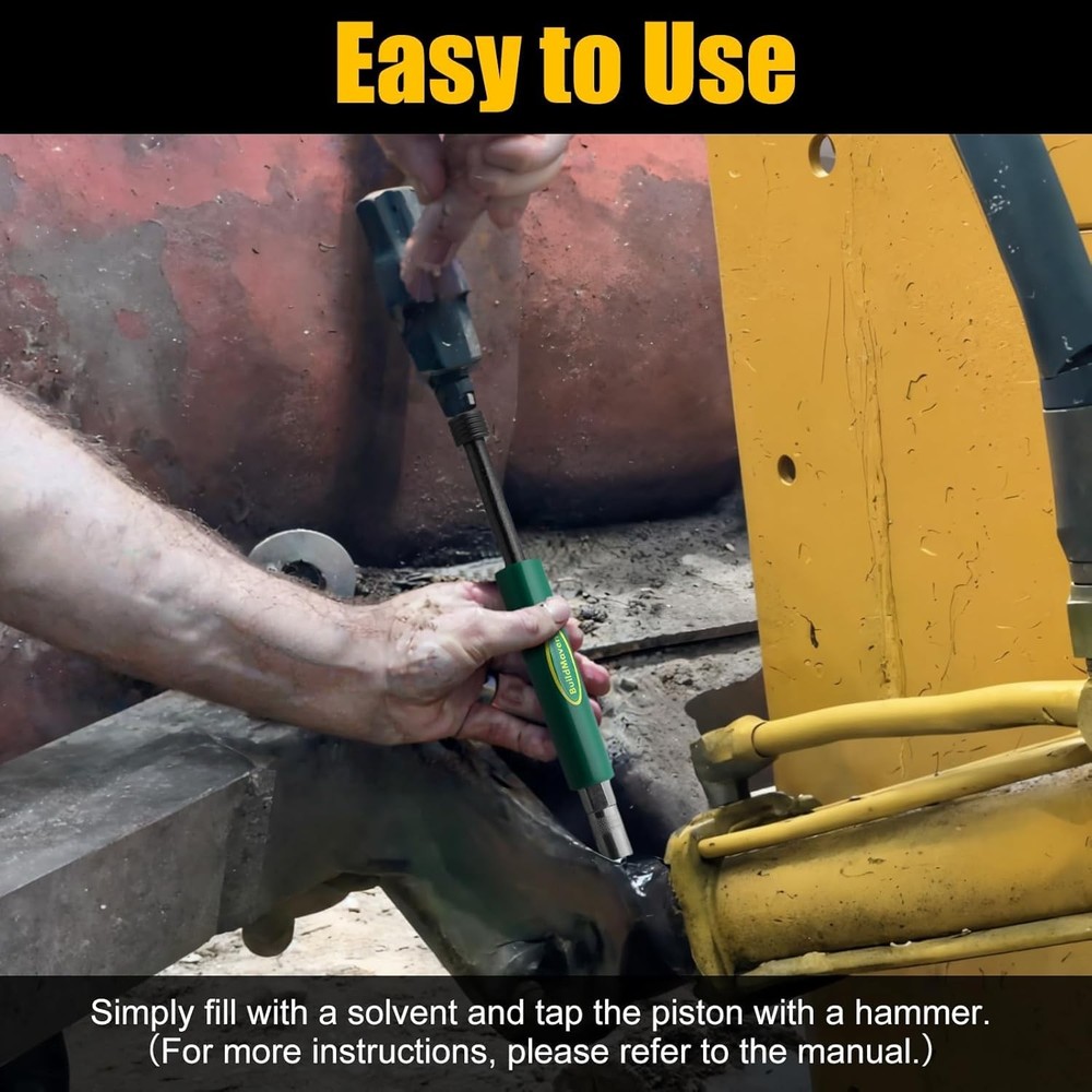 Grease Fitting Cleaning Tool -Grease Zerk Cleaner, Green