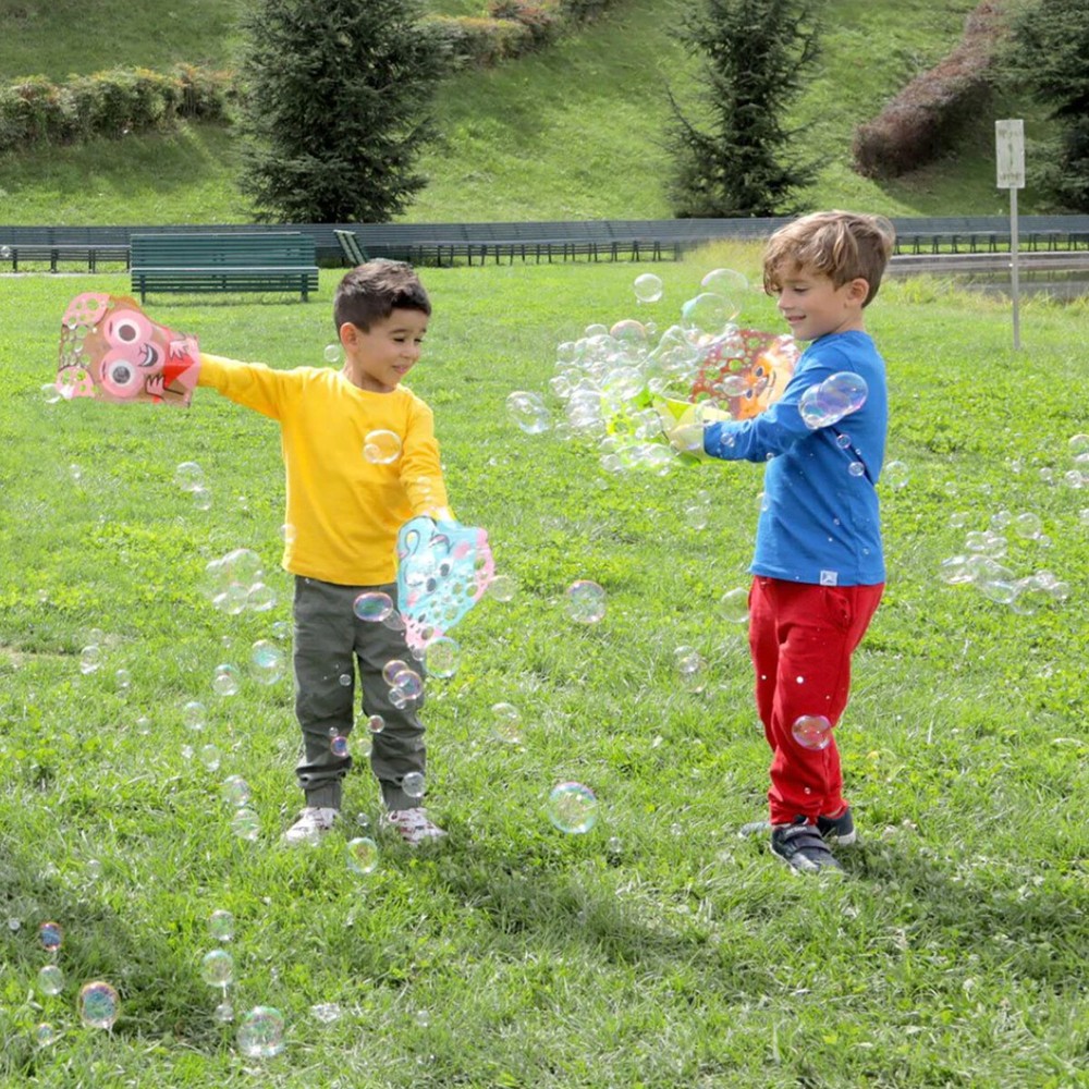 5pk Glove-A-Bubbles Bubble Gloves Bubbles Maker, Solution Pouch Included