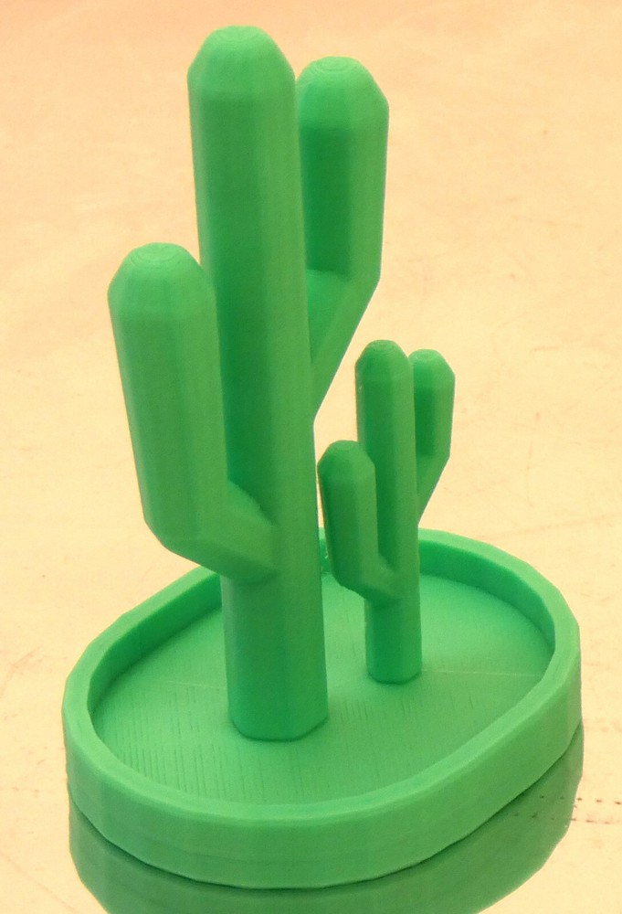 Cactus Display Decor Rack Stand Dish Height 4" to 8" Desktop Table