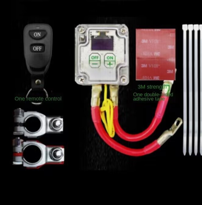 Car Battery Isolator Disconnect Power Cut Off Kill Master Switch Remote Control