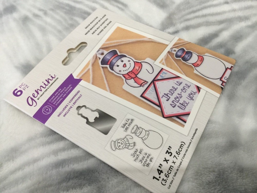 Gemini Character Front & Back Gift Tags Collection Bundle Crafters Companion