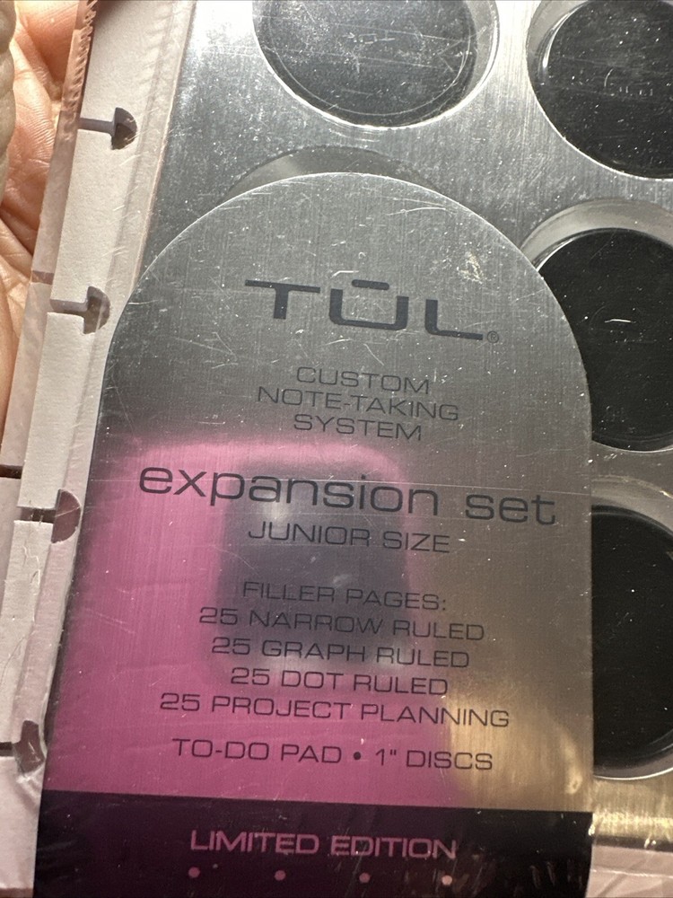 NEW TUL Custom Note-Taking System Junior Size Expansion Set (2649460) W/ Discs