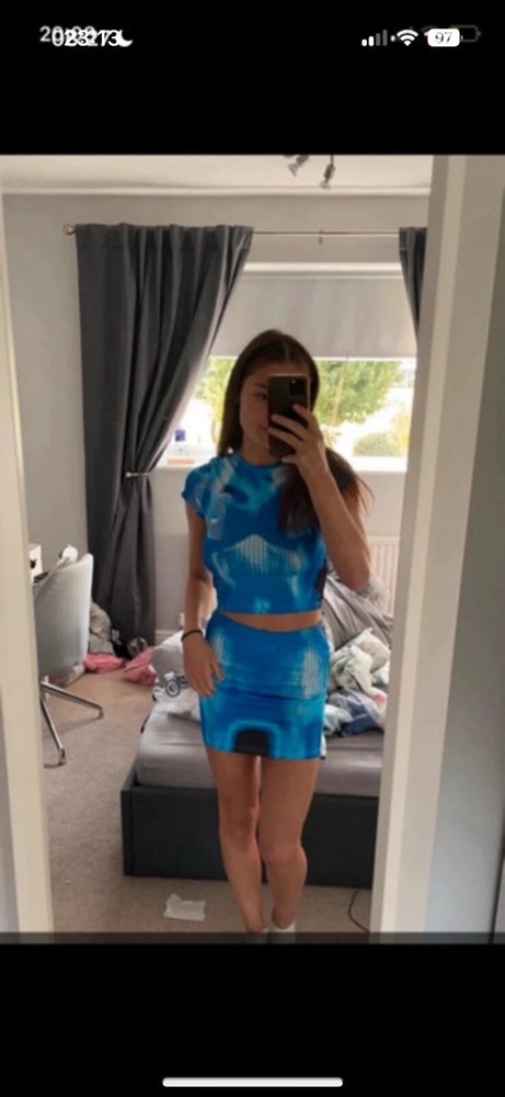 SHEIN Blue Two Piece