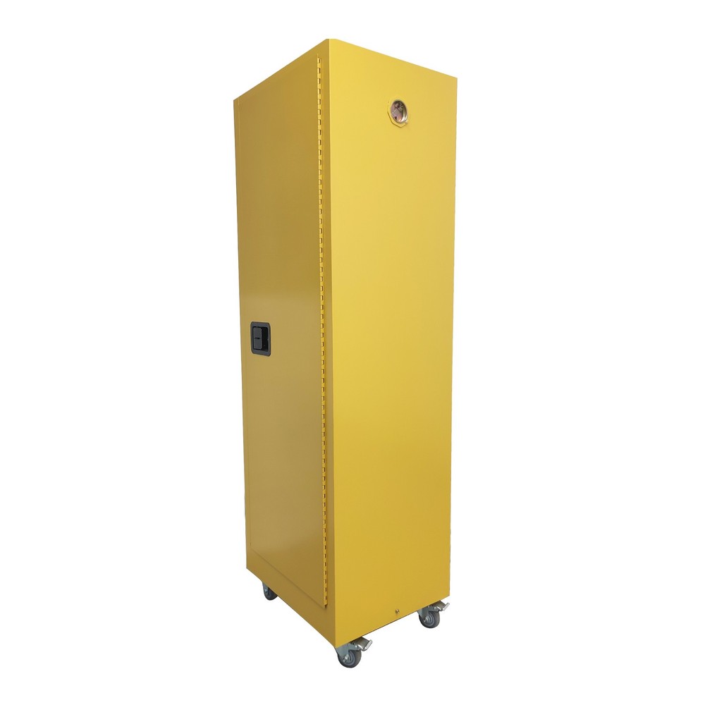Fireproof Safety Explosion-Proof Box Mobile Battery Charging Cabinet w Socket