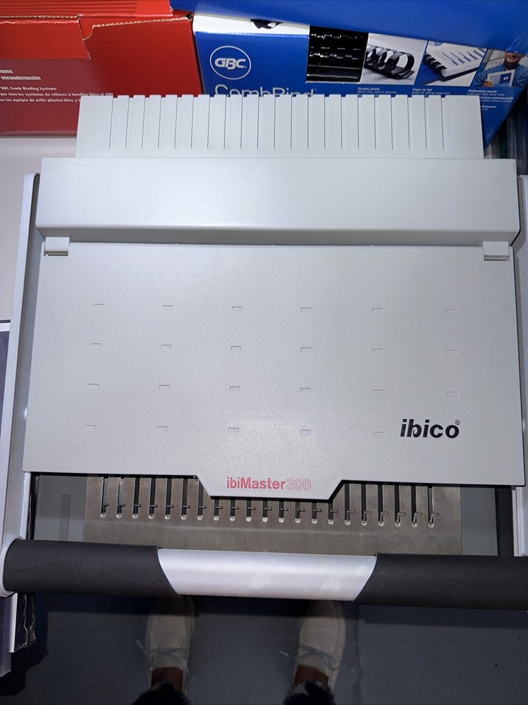 ibico ibimaster 300 binding machine With Supplies!!!