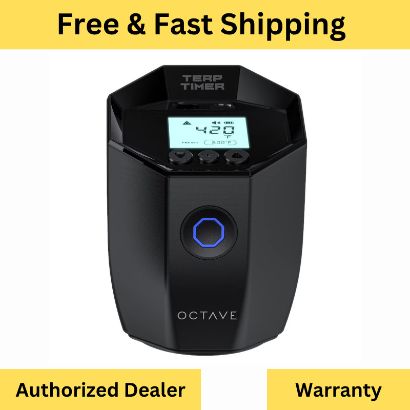 Octave Terp Timer Desktop Sensor Unit | Precision Temperature Control GlosyBlack