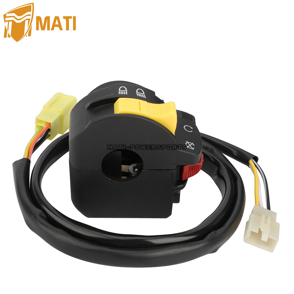Handlebar Start Stop Switch Headlight for Suzuki QuadRunner 160 LTF160 2000-2004
