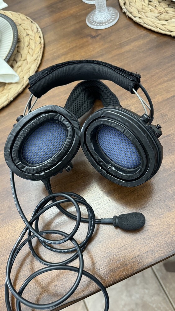 Hi Threat Headset Black With USB Down Lead
