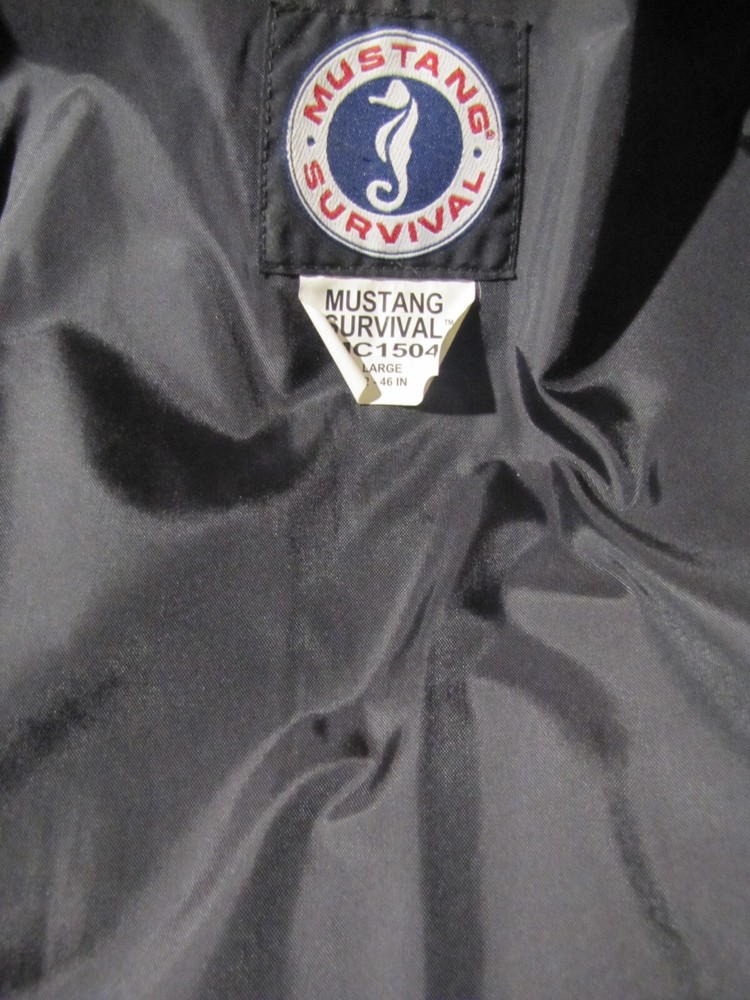Mustang Classic Flotation Coat - Navy Blue - Large MC1504