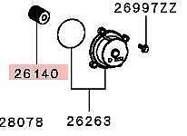 Genuine Mitsubishi Filter 2824A006