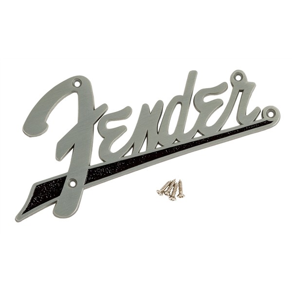 Fender Flat Amplifier Logo - Black
