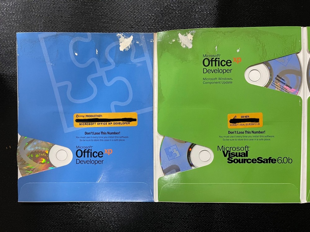 Microsoft Office Professional XP Developer - FULL VERSION - w/ Product Keys
