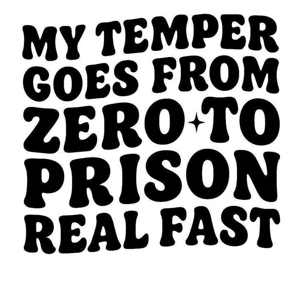 Handmade Coaster: Temper? Zero to Prison in 3 Texts
