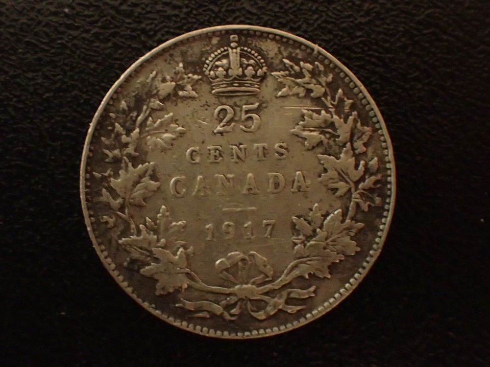 1917 Canada 25 Cents