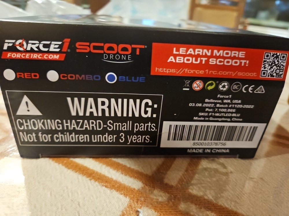 Scoot Drone LED By Force 1 Blue