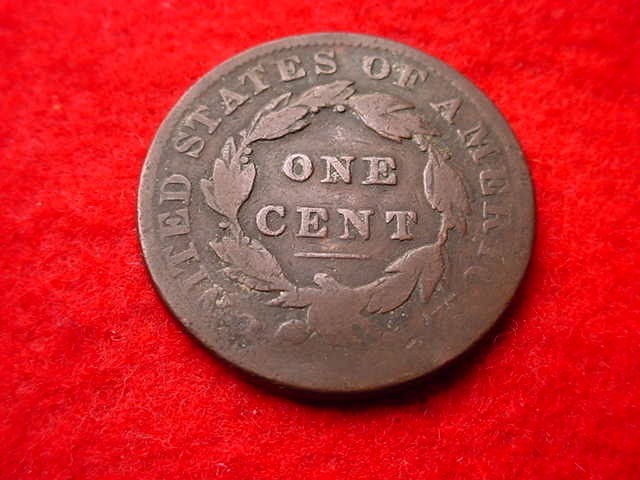 1834 CORONET HEAD LARGE CENT NICE COPPER CENT! #T-174